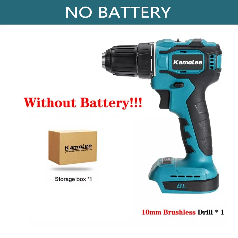 

Kamolee Беспроводная ударная дрель 13 мм