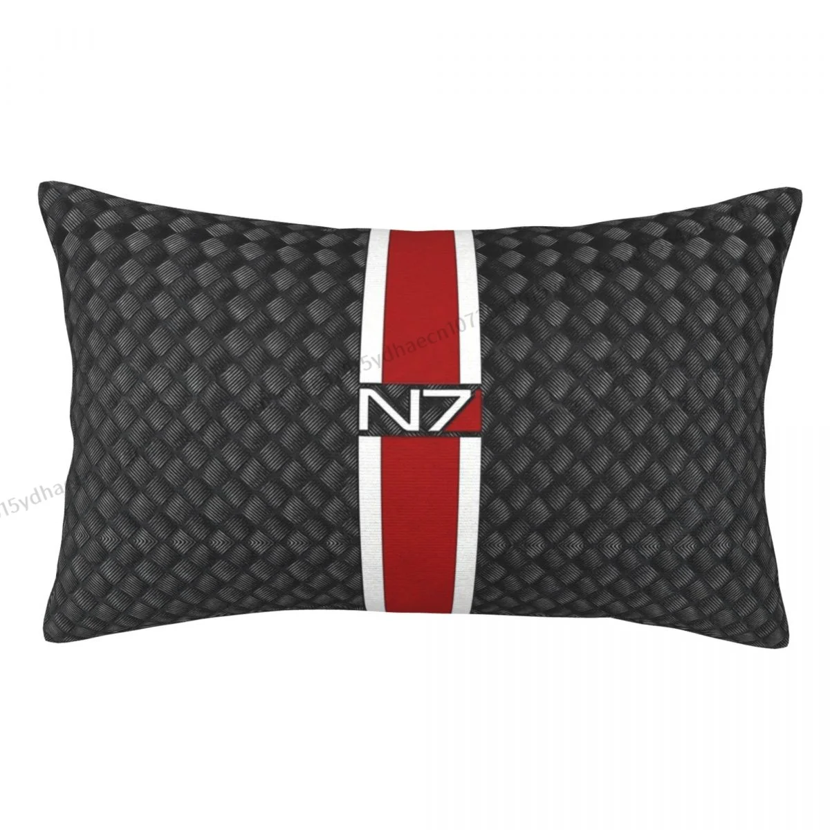 

N7 Line Polyester Pillowcase Mass Effect Game Sofa Decorative Reusable Pillow Cover Pillowcase