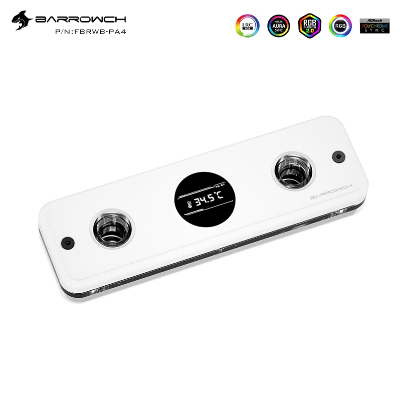 BARROWCH 2- или 4-канальный охладитель оперативной памяти для водяного блока DDR5 DDR4 DDR3 с