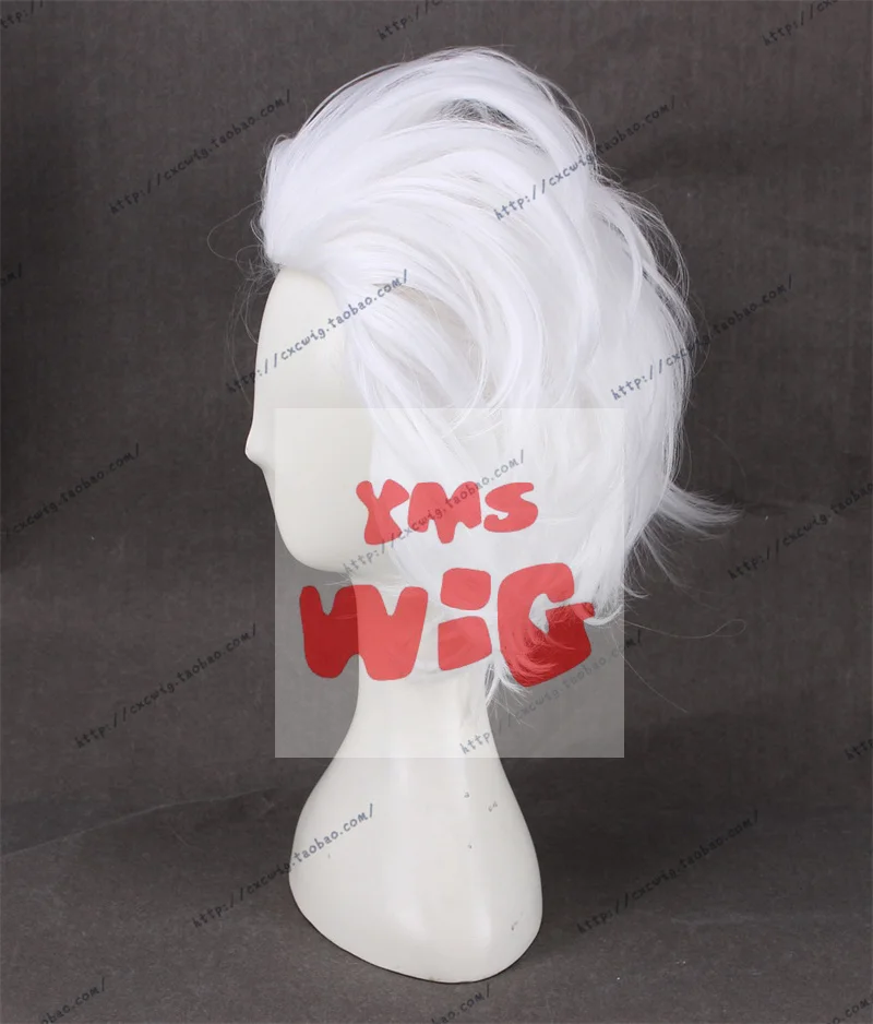 Новый парик для косплея Takuma Sakezione белые короткие термостойкие синтетические