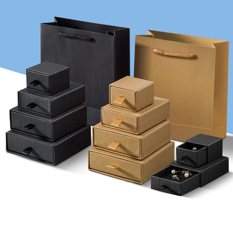 Gift Case Black Display Boxes Storage