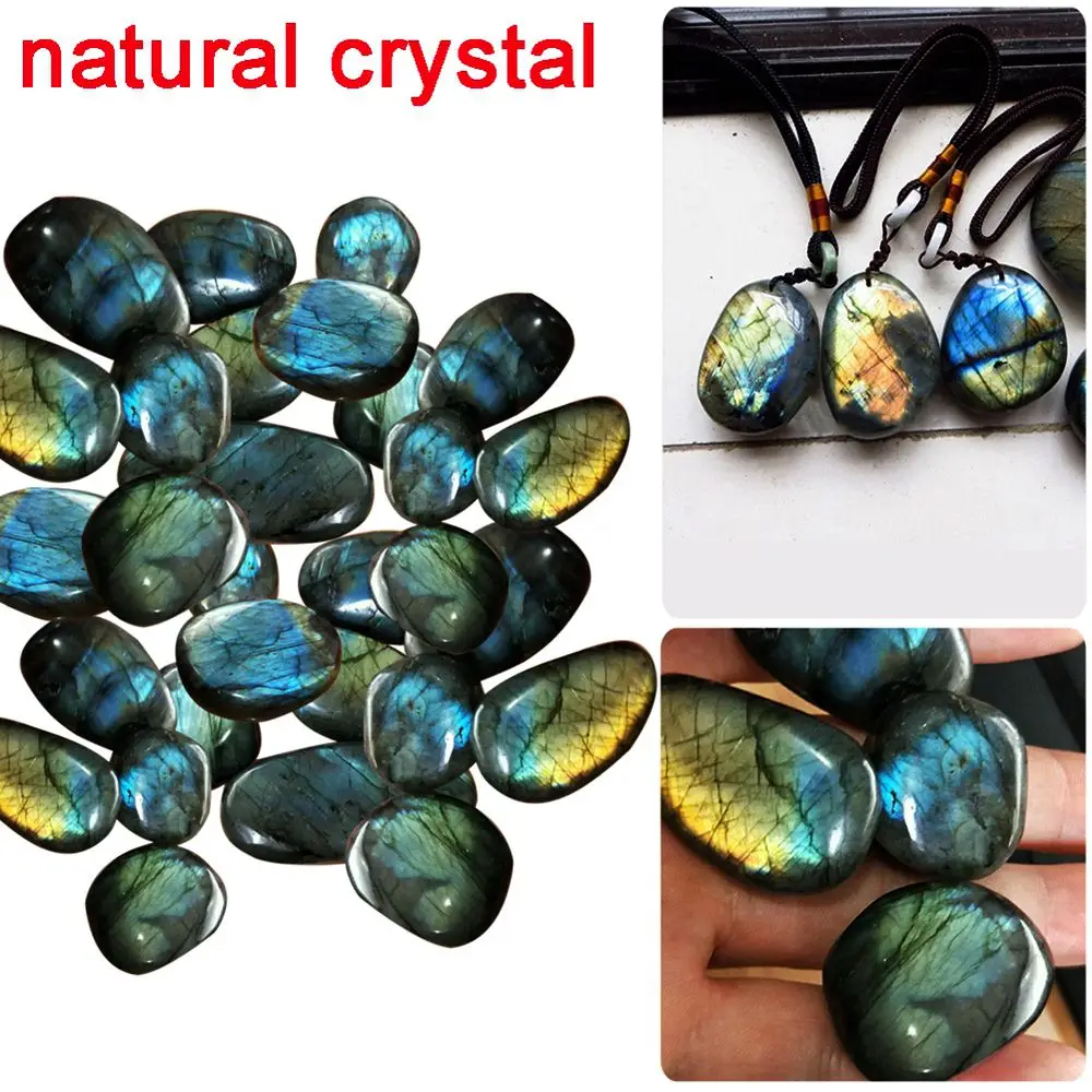 

Stones Labradorite Handicraft Healing Ore Ornament Polished Quartz Handicraft Original Stone Natural Crystal Moonstone