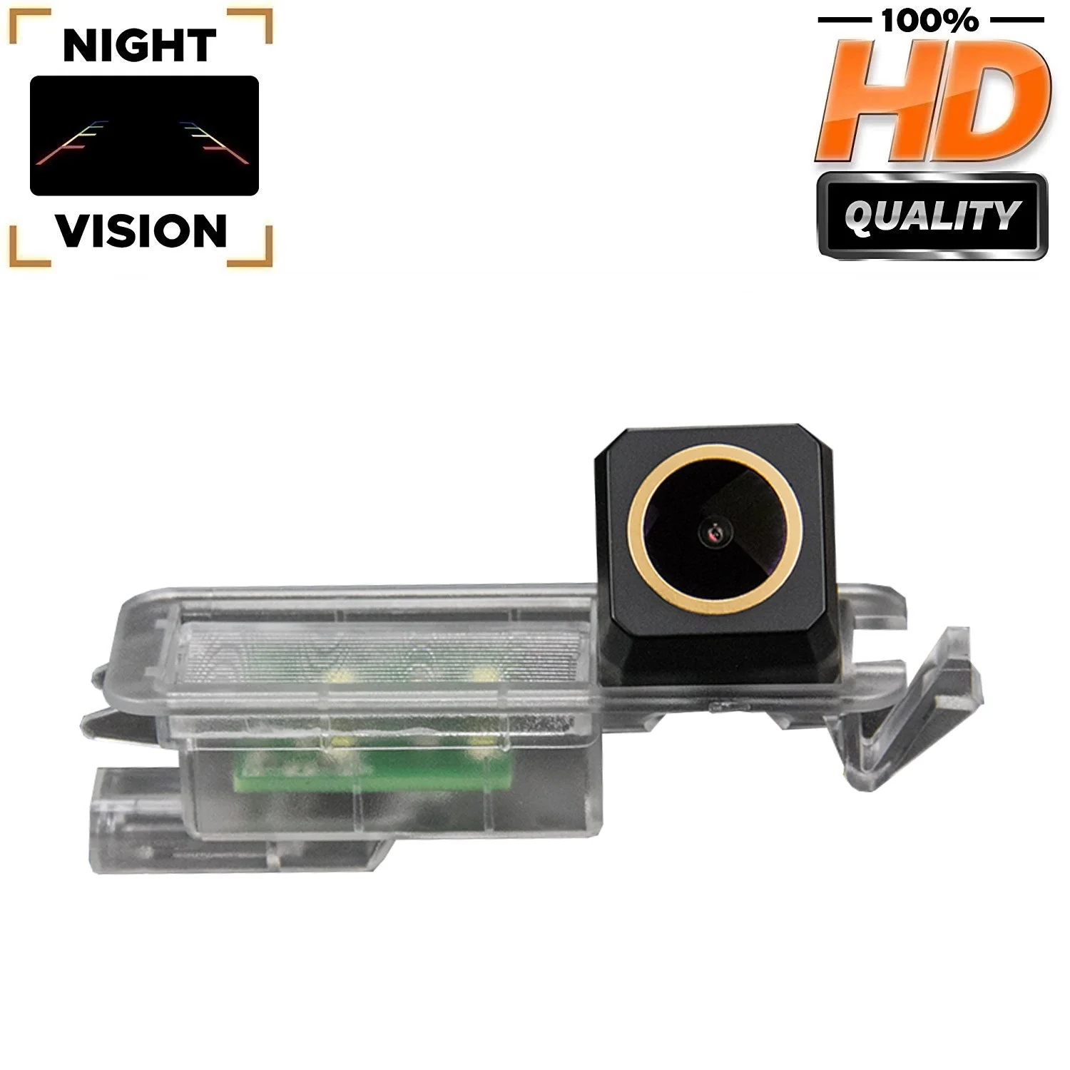 

Камера заднего вида HD 1280x720p для Jeep Compass Grand Commander 2017-2019 MP/552, задняя камера заднего вида с ночным видением, Золотая