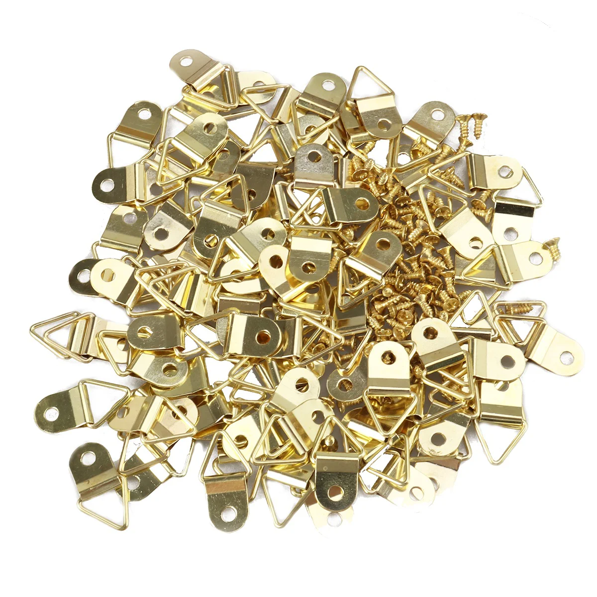 

Picture Triangle Frame Hanger Hooks Hanging Hangers Ring Photo Screws Hook Nails D Wall Nail Hole Single Kit No Trace Invisible