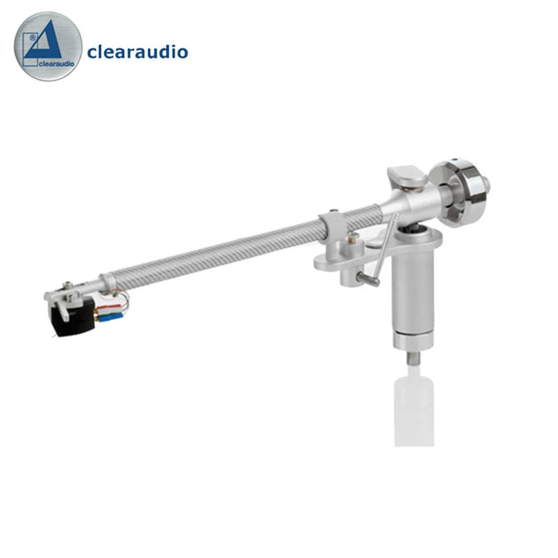 

Original German Clearaudio Verify LP 9'' Vinyl Record Player Tonearm Silver Carbon Fiber VTA Adjustable Vinyl Turntable Arm