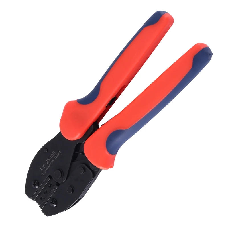 

Solar Connector Crimping Pliers High-Carbon Steel Compressor LY-2546B Solar PV Cable Crimping Tool Red