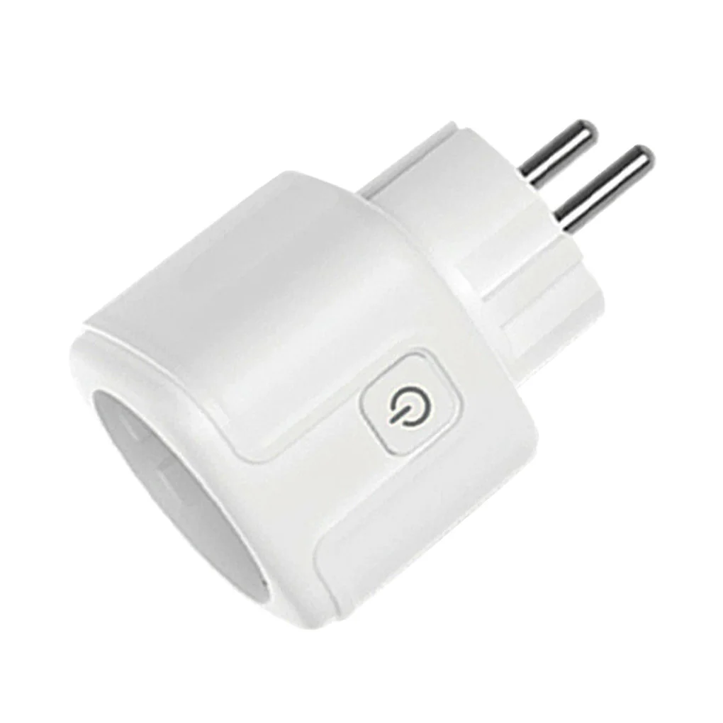 

Tuya Smart Socket WiFi Remote Control Timer Switch 16A Voice Control Fire Proof Power Outlet EU Plug