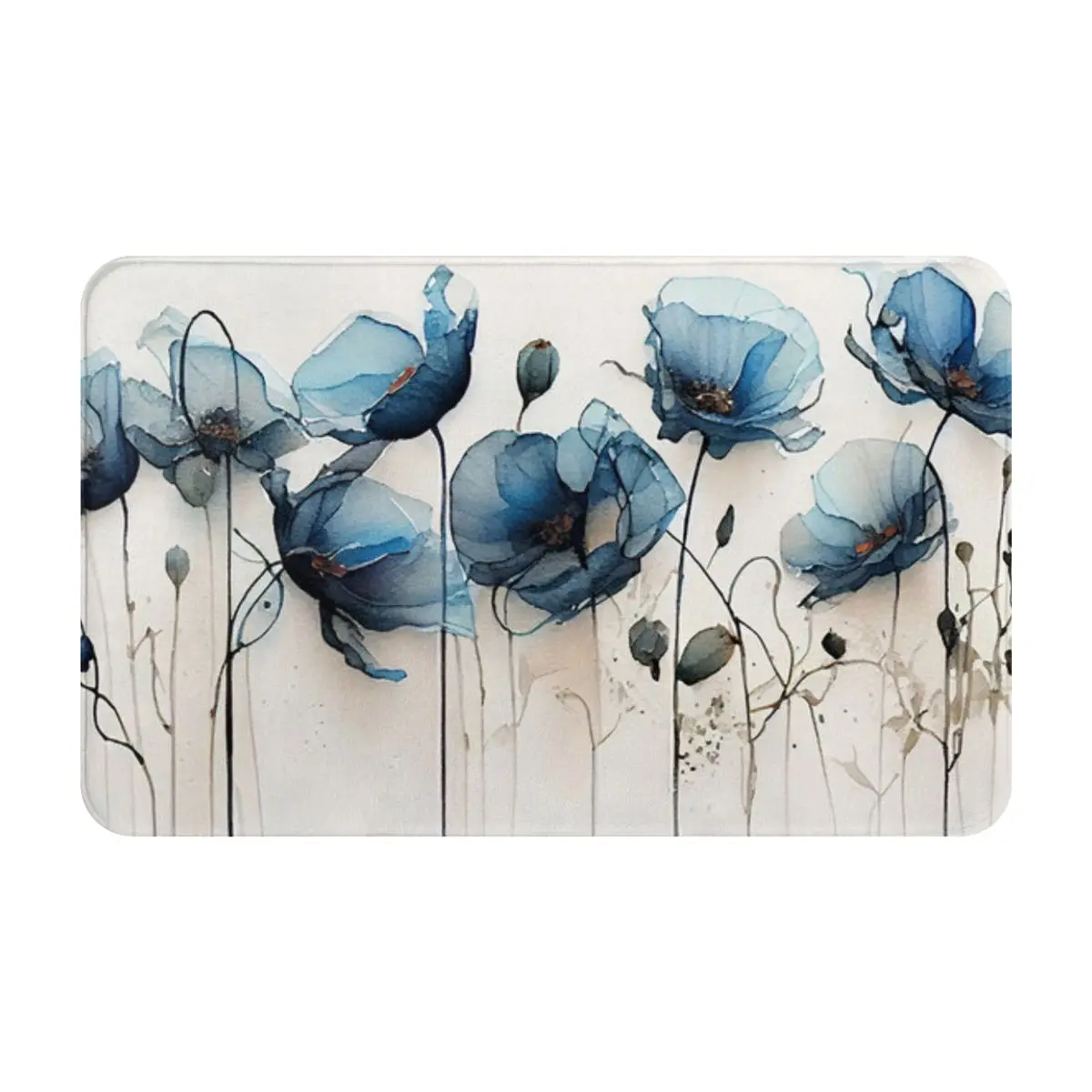 

Flowers Skin-Friendly Home Ambiance With Play Mats That Enhance Bedrooms Living Rooms Non-Slip Outdoor Areas Girl's Heart