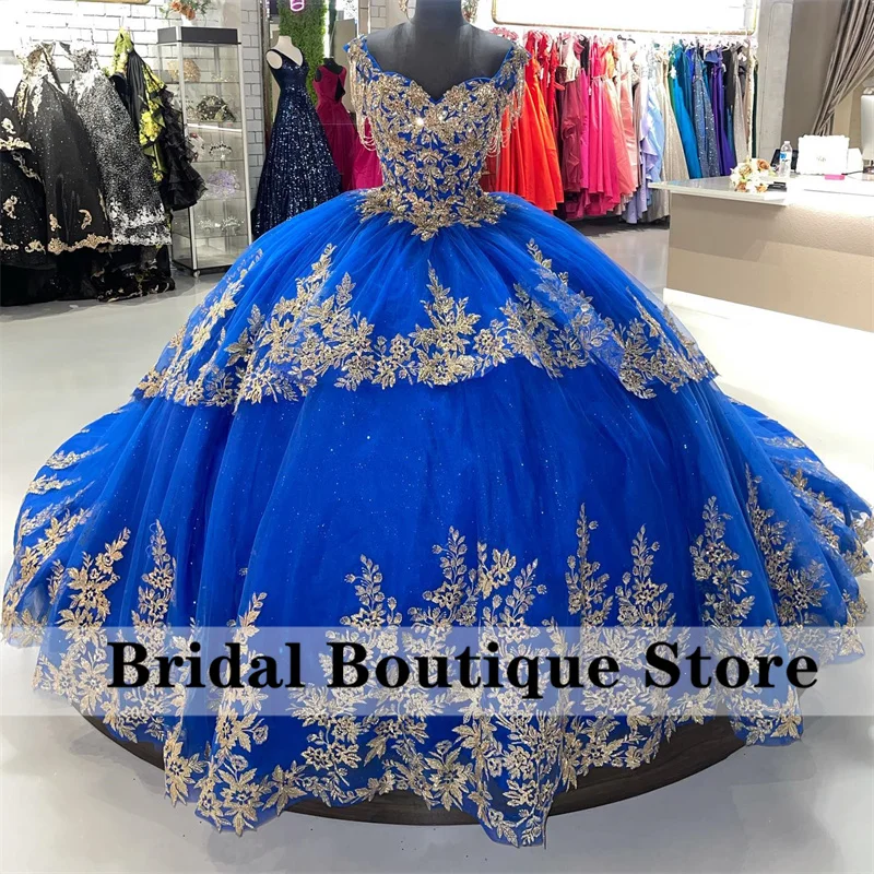 

Блестящее мексиканское синее Бальное Платье милое 16 quinceanera платья с бусинами и блестками аппликации платья на 15 лет на шнуровке для дня рожд...