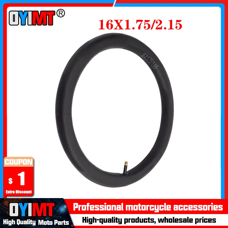1/2 Pcs 16X1.75/2.15 16X2.15 Inner Tube Camera Wheel Tire For Electric Scooter Trolley Balance Bike Accessories