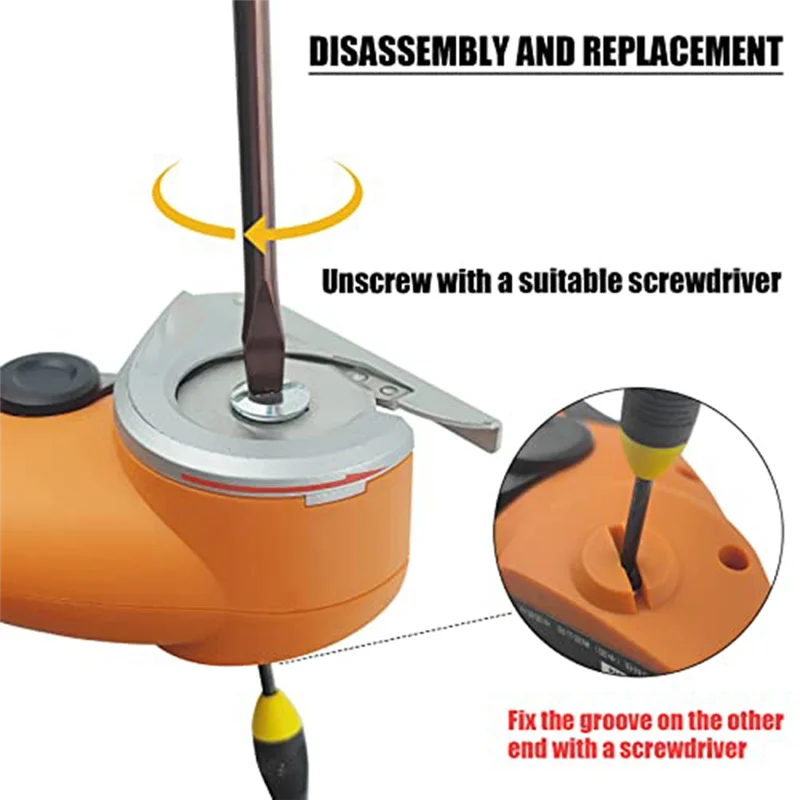 Сменные вращающиеся лезвия 4 шт. совместимые с Worx WX2300 Zipsnip RC2600K RC2601 RC2602 WX080L