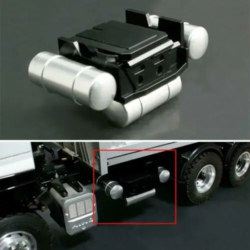 

LESU 1/14 Air Tank Battery Box Combination Metal for Tractor Truck Tamiyaya DIY Model Toy Parts TH02302-SMT5