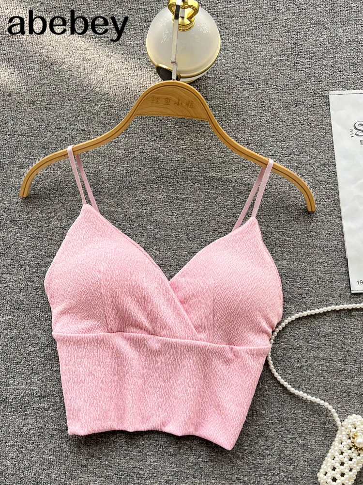 Кроп-Топ женский атласный пикантный бюстгальтер без косточек вязаный крючком