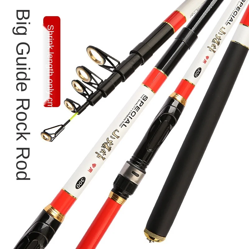 

100% original Good As SHIMANO DAIWA Portable Rotary 2.1M -3.6M Fishing Rod Tough Power Telescopic Travel Sea Boat Rock Fishing