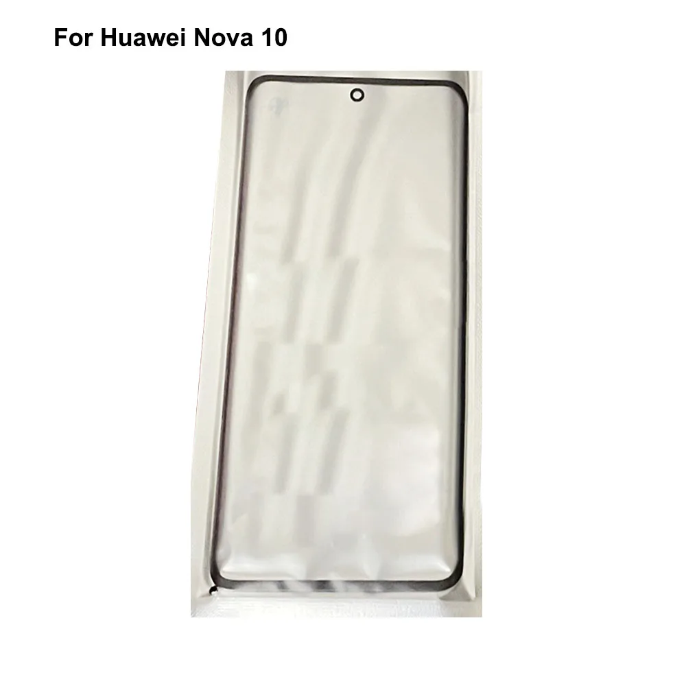 

For Huawei Nova 10 Front LCD Glass Lens touchscreen For Huawei Nova10 Touch Panel Outer Screen Glass without flex