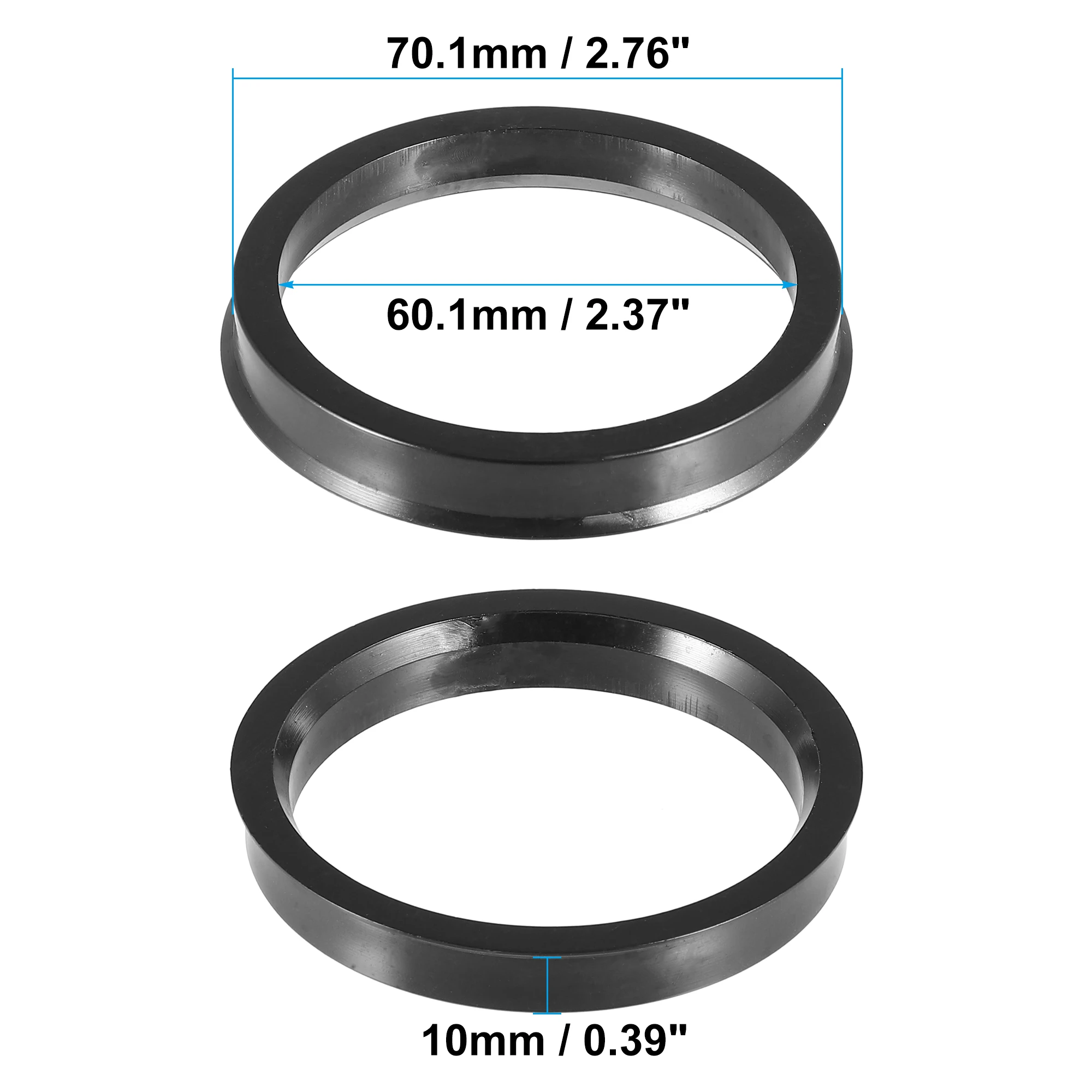 

UXCELL 4 шт. от 70,1 мм до 54,1 мм, 56,6 мм, 57,1 мм, 60,1 мм, 63,5 мм, 65,1 мм, 66,1 мм, 67,1 мм, центральные кольца для автомобильных шин, центральные кольца для колес