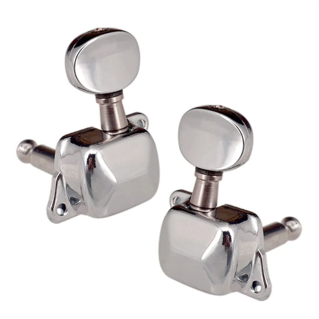 

6 Pieces Half Sealed Tuning Peg Electric Guitar Tuners Knobs Stringed Instrument Repair Accessories Replacement