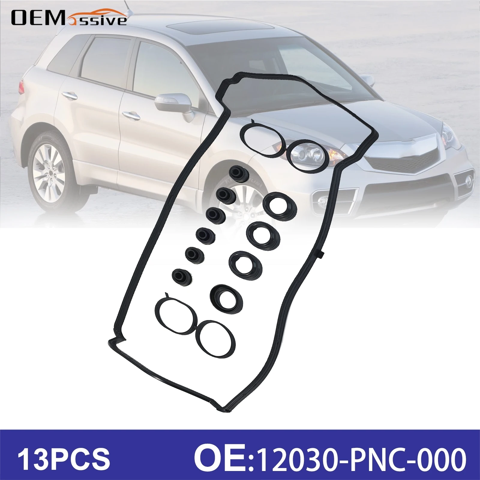 Для Honda Accord Civic Acura RDX TSX 2.0L 2.4L L4 2354cc 144cid 2002-12 Комплект прокладок крышки клапана