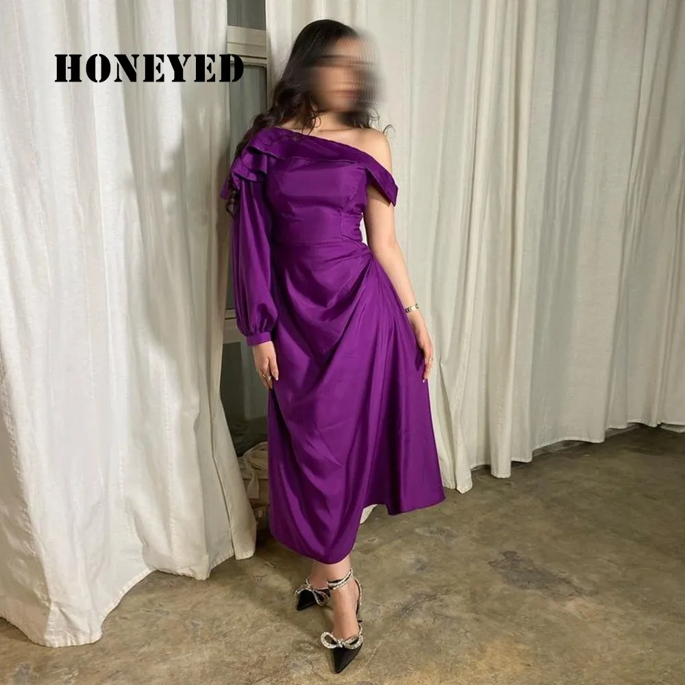 

Женское длинное вечернее Платье Honeyed, зеленое Платье на одно плечо с разрезом, сексуальное Платье для вечеринки,