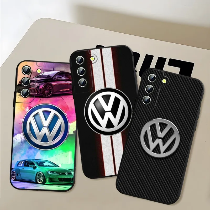 

Чехол для телефона с логотипом автомобиля Volkswagen, силиконовый чехол для Samsung A14, A52, A53, A54, A13, A12, A50, A33, A22, A31, A34, A03S, A32, A21, A81, A73