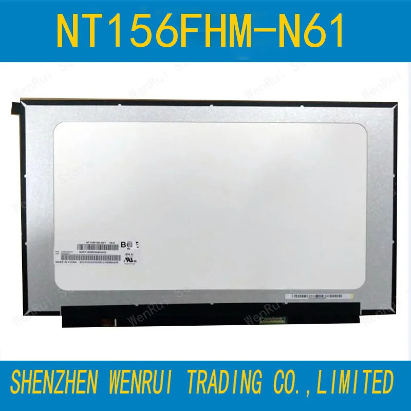 

15.6 inch Laptop LCD screen NT156FHM-N61 For ASUS FL8700F matrix display panel replacement eDP 30pins FHD 1920*1080