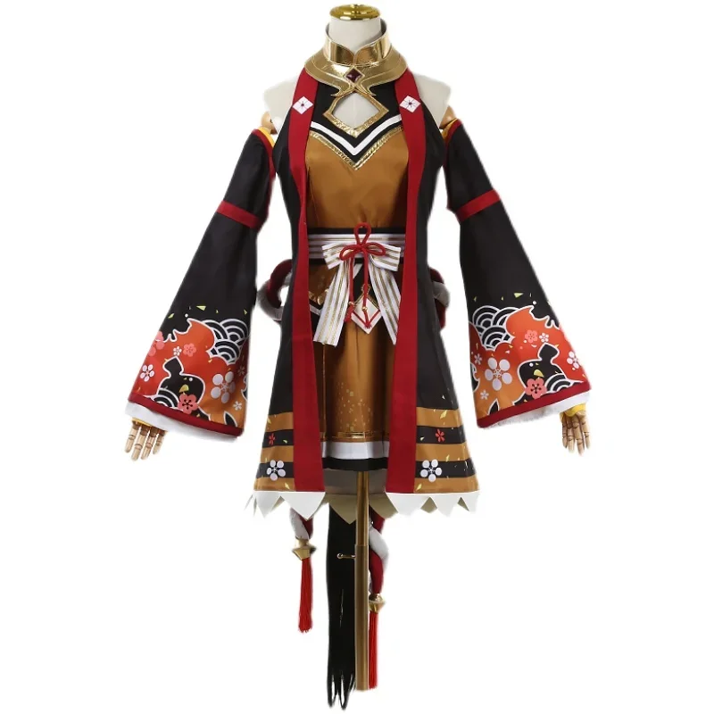 Аниме! Umamusume:Pretty Derby Kitasan черный боевой костюм элегантная униформа карнавальный