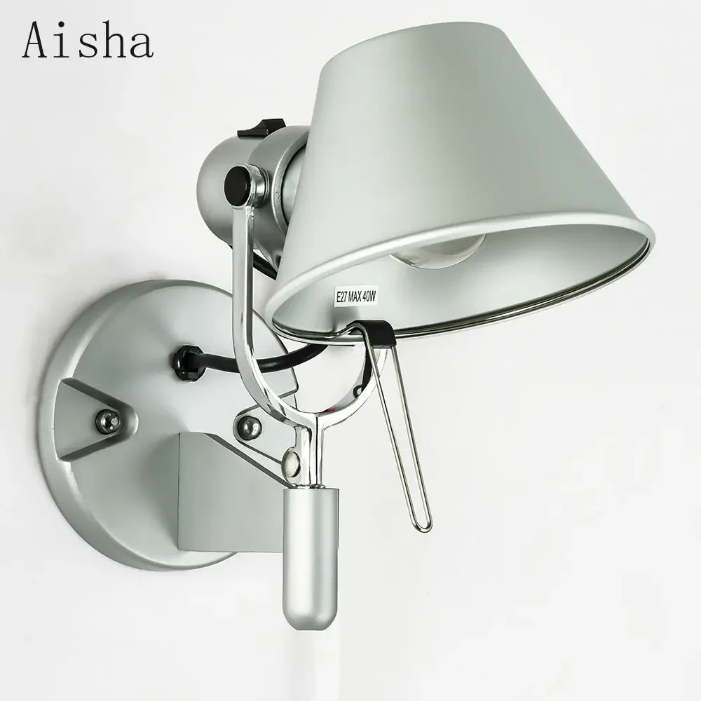 Промышленный настенный светильник с качающимися настенными бра для гостиной