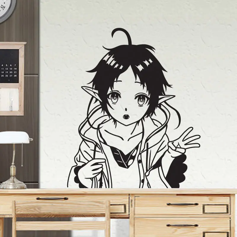 Наклейка на стену Roxy виниловые стеклянные наклейки Mushoku Tensei: безработная