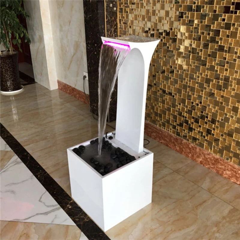 

Home &garden decorative floor standing waterfall fountain