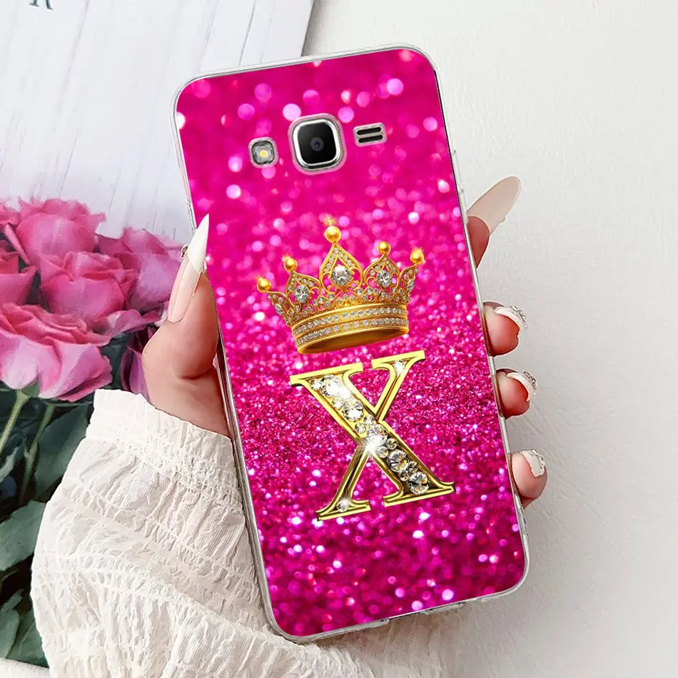 Фото Чехол для Samsung Galaxy J2 Prime/J2 Ace/Grand Prime G530 G531H G532F Fashion Crown Letter Мягкие силиконовые чехлы из ТПУ для телефонов №5