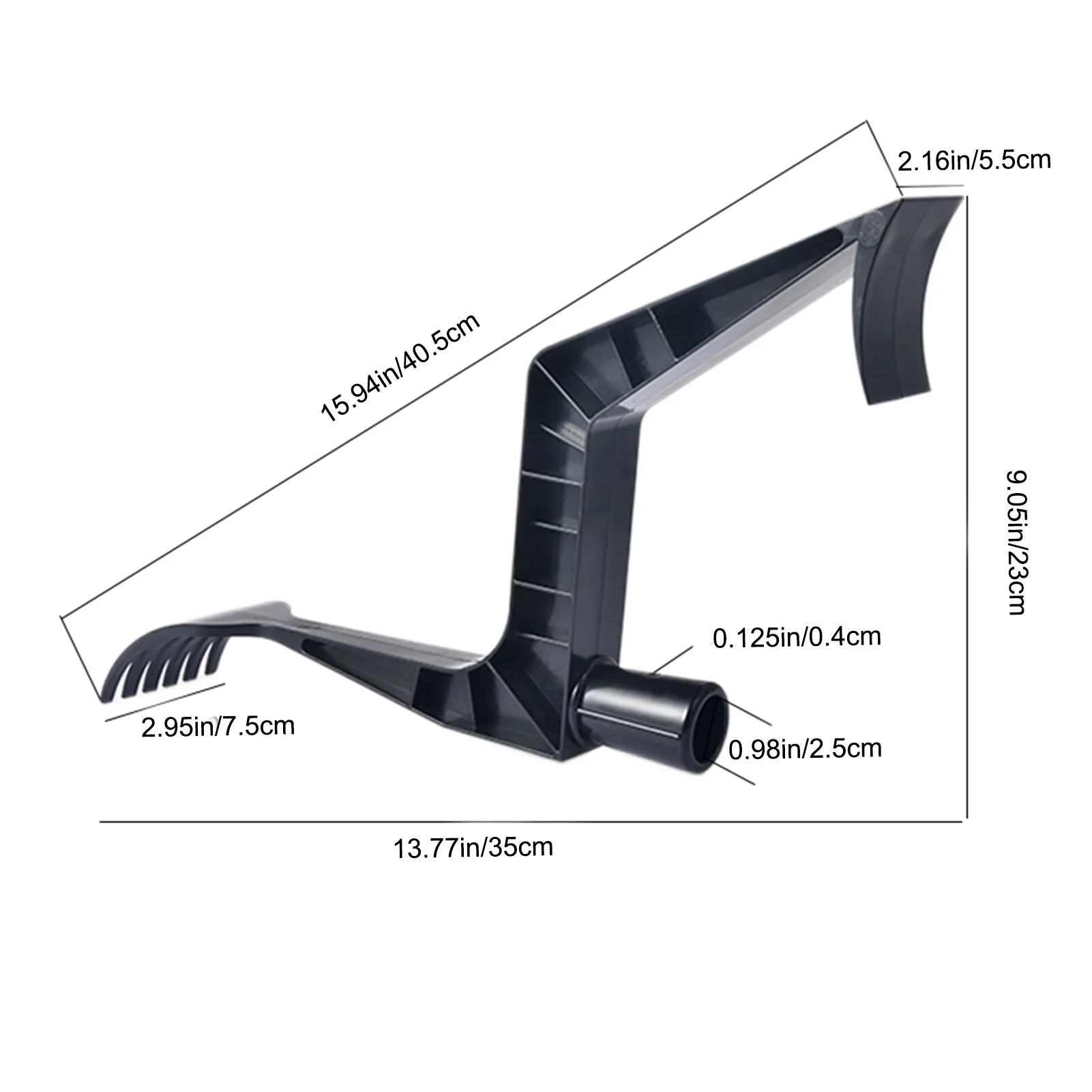 Инструмент для очистки крыши водосточные желоба с резьбовым дизайном инструмент