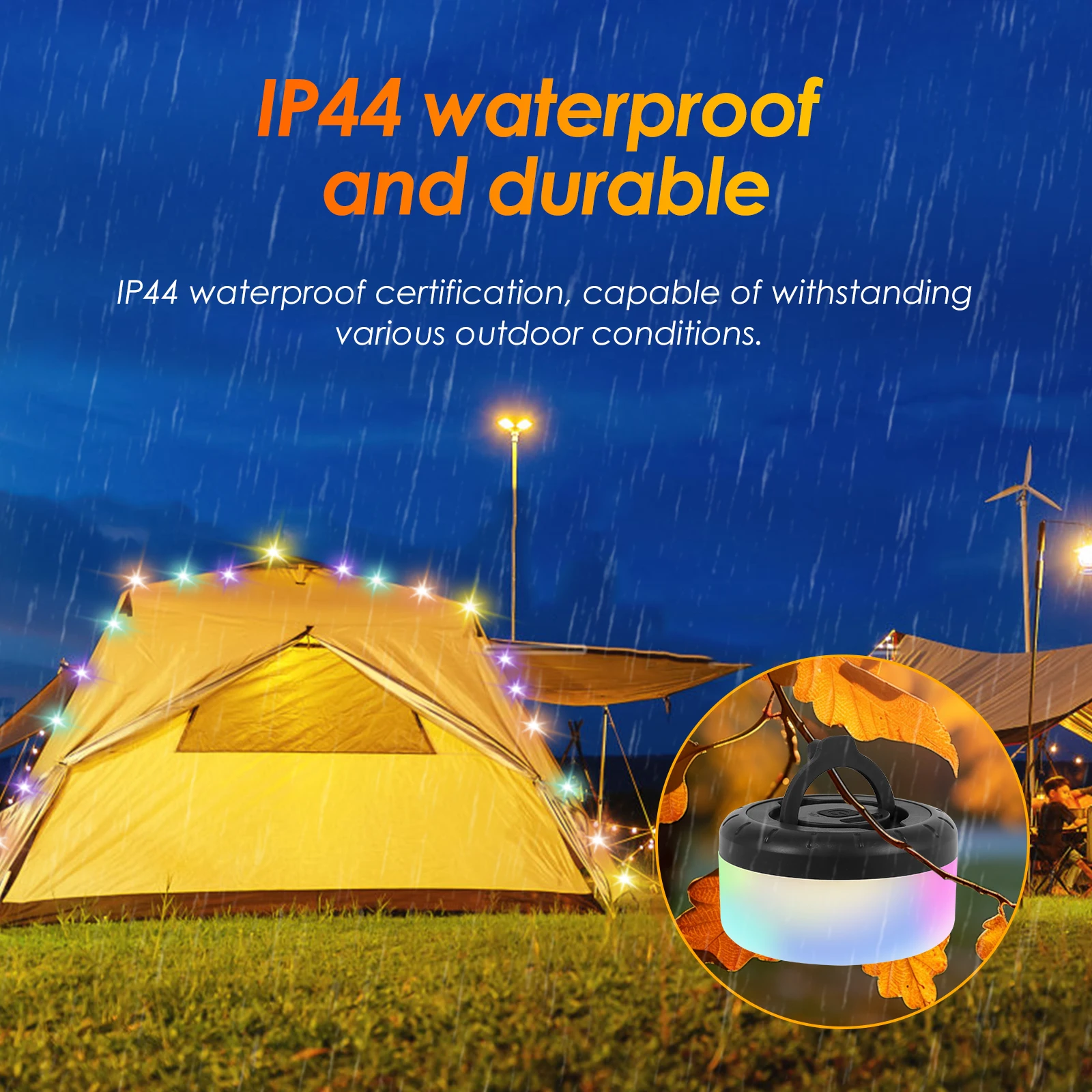 Походные светильники подвесные для кемпинга с 5 режимами освещения