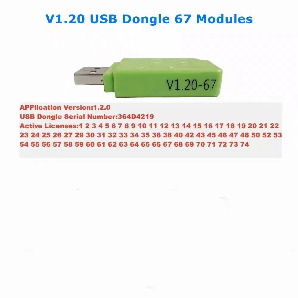 

SM2 PRO USB-ключ V1.21 с 69 модулями, автоматический программатор ECU, PCMFlash Dongle 1,20 67in1 для устройства Pcmtool/Pcmmaster/Multi ECU