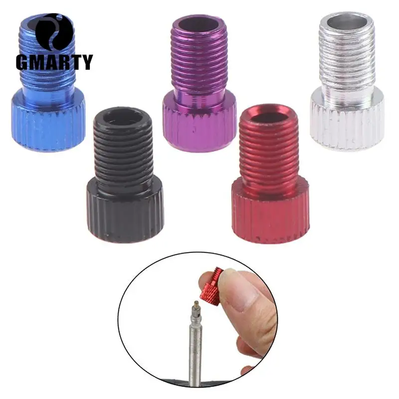 

4 шт., алюминиевые колпачки для адаптера клапана велосипеда