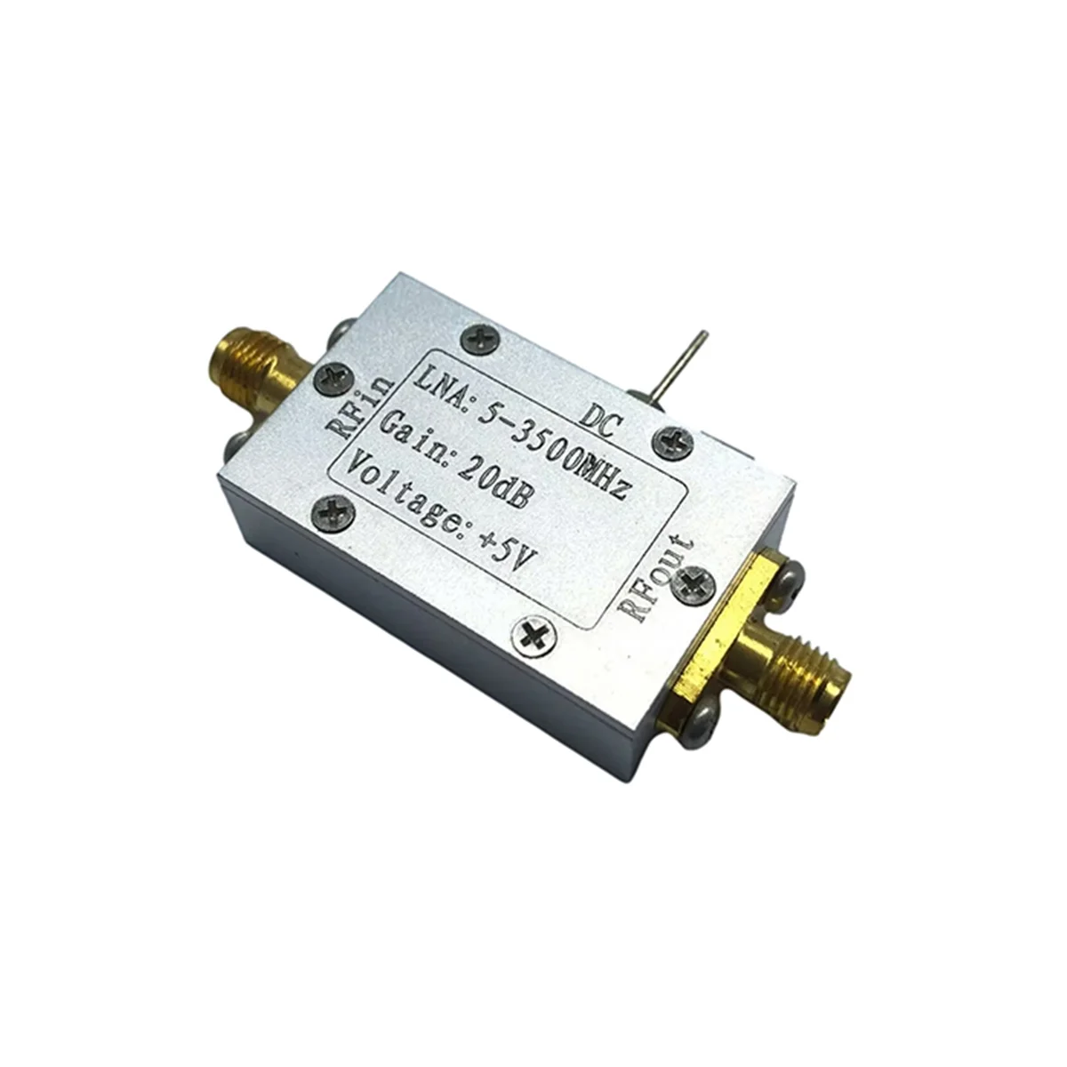 

Радиочастотный широкополосный малошумный усилитель 5-3500 МГц усиление 20 дБ высокочастотный усилитель