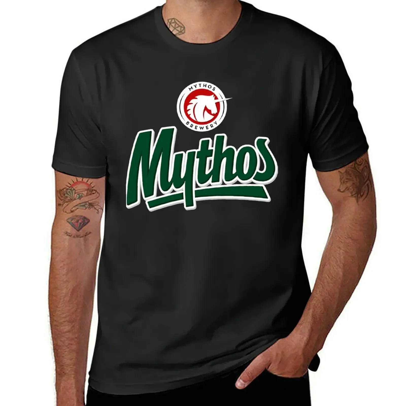 Mythos-beer футболка для мальчиков с животным принтом Мужская быстрой сушкой