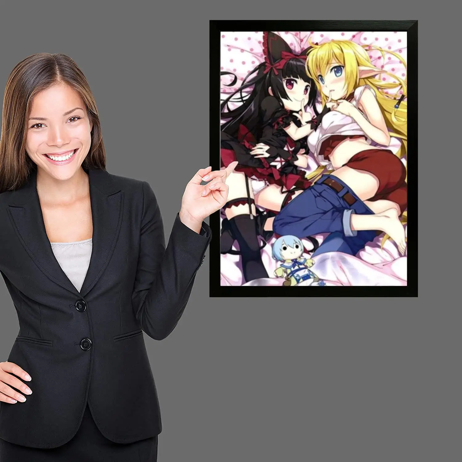 Художественный постер &quotСовременная семья&quot Gate Jieitai Kanochi на холсте