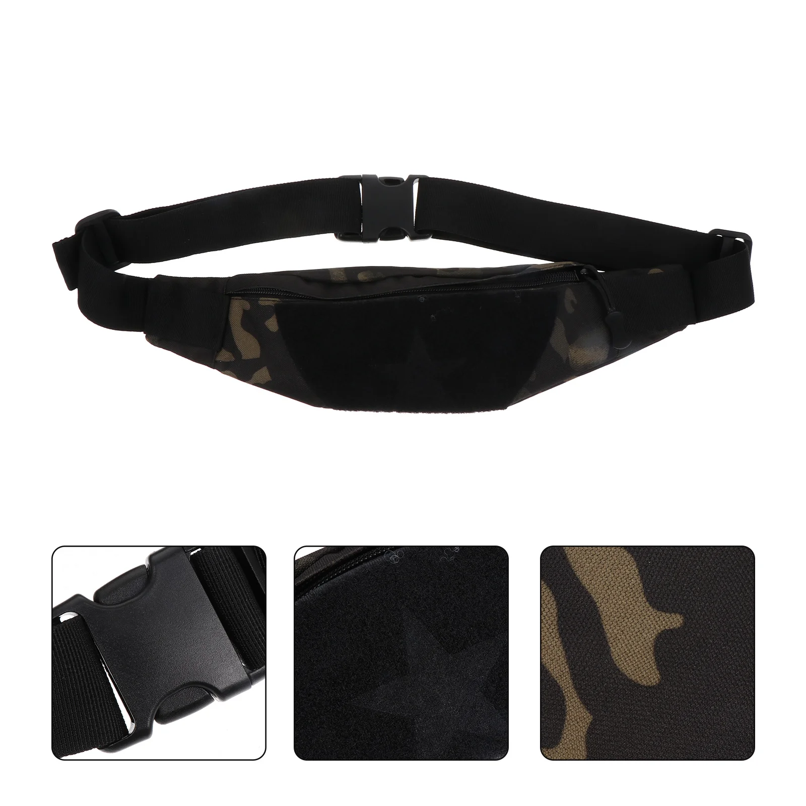 

1Pc Water-proof Waist Bag Adjustable Storage Bag Men Anti-theft Waist Wallet
