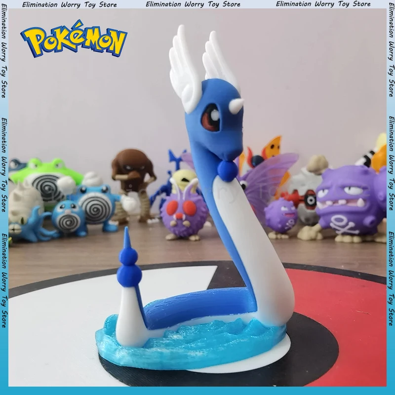 3D печать фигурки аниме Покемон Dragonair Slowpoke Proportion World 1:20 Diy Kawaii персонаж мультфильма