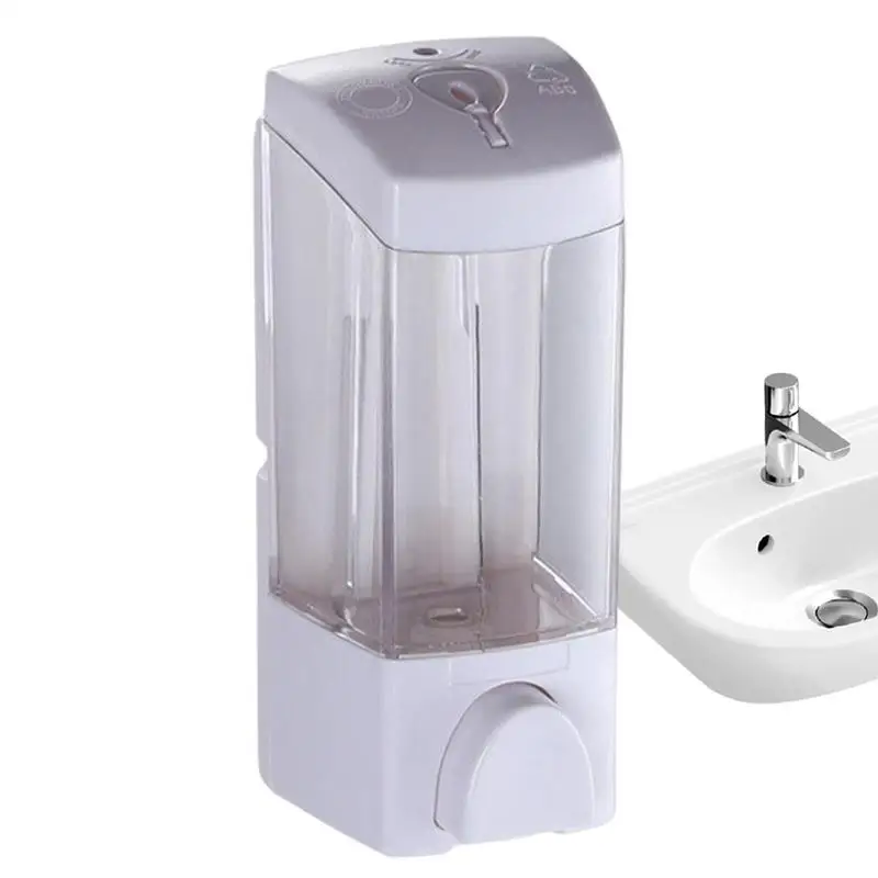 

Hand Soap Dispenser Hand Dish Lotion Dispenser Wall Hand Sanitizers Dispenser Manual Pump For Bathroom Kitchen Hotel Restaurant