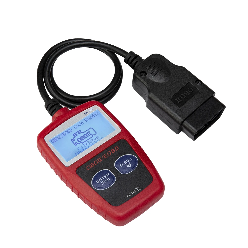 Фото Считыватель автомобильных кодов MS309 OBD2 — прямой диагностический сканер с завода №3