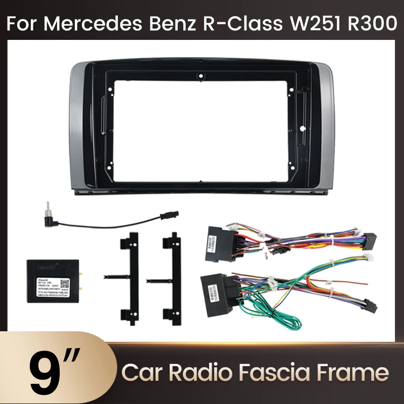 MEKEDE 9-дюймовый Автомобильный DVD-плеер Комплект Отделки Приборной Панели