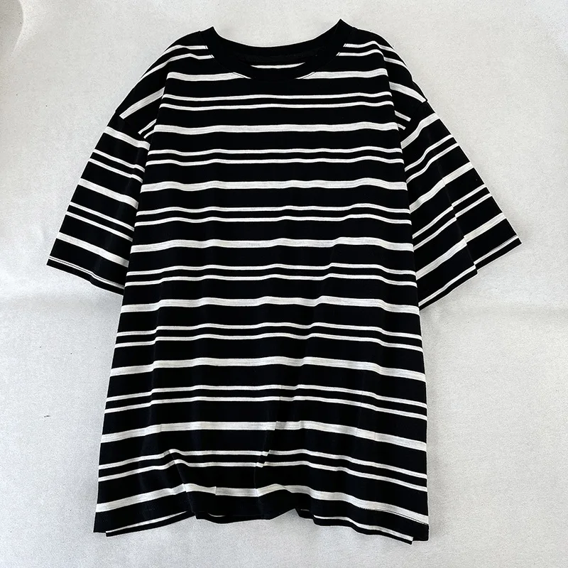 

2022 Summer New Maternity Casual Loose Short Sleeve T-Shirt Black