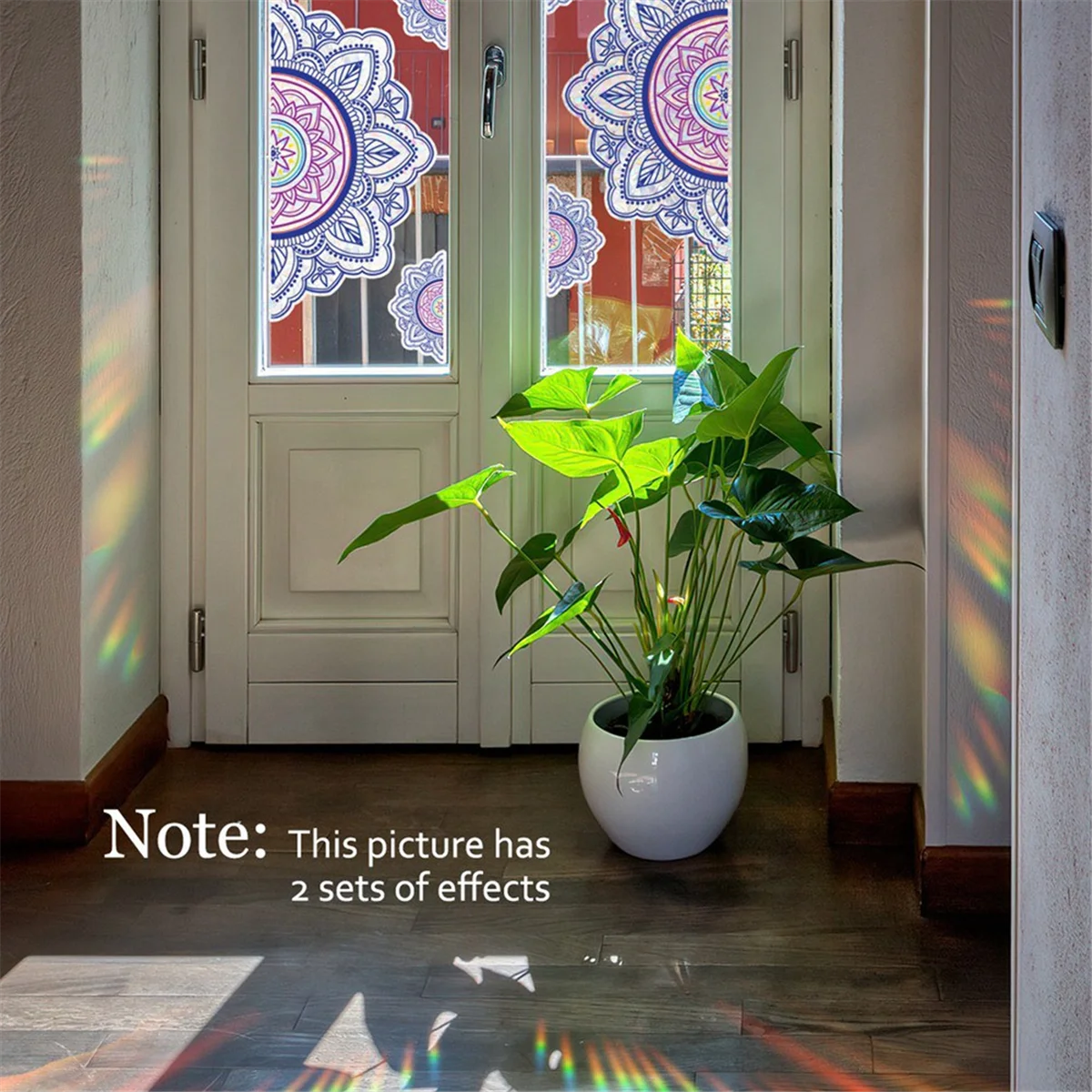 Наклейка на стену ПВХ Электростатическая стекло наклейка окно Ловца солнца