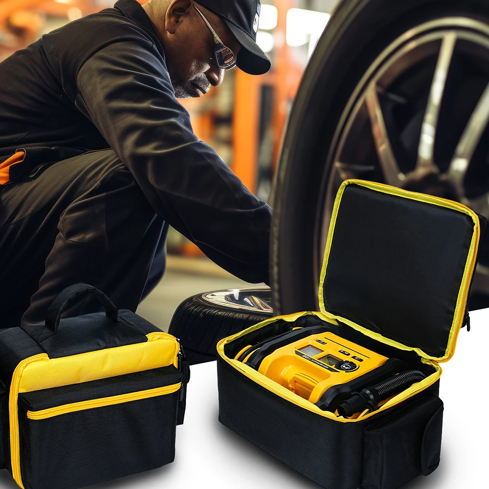 

Air Compressor Bag Case Dustproof Carrying Bag Cordless Tools Storage Holder Organizer for DEWALT DCC020IB 20V Max Tire Inflator