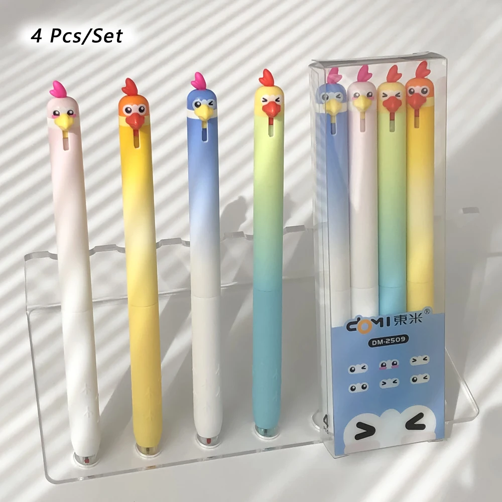 

Набор гелевых ручек с дизайном пингвинов и попугаев