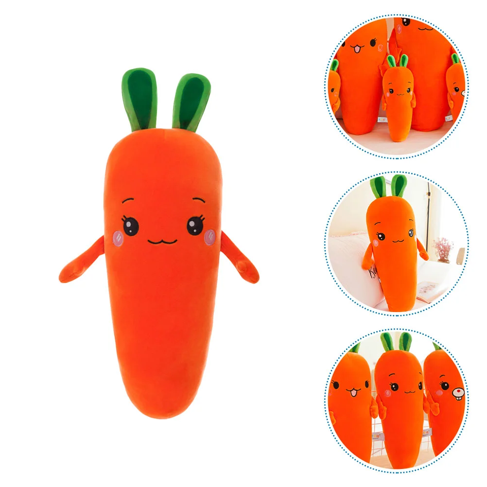 

Carrot Plush Pillow Toy Stuffed Toys Easter Throw Kids Pillows Hugging Soft Vegetable Dog Animals Cushion Cute Rabbit Cartoon
