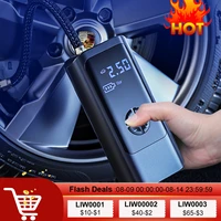 car air compressor 12v 150psi electric tyre inflator pump led lamp for motorcycle bicycle wired wireless portable car air pump
