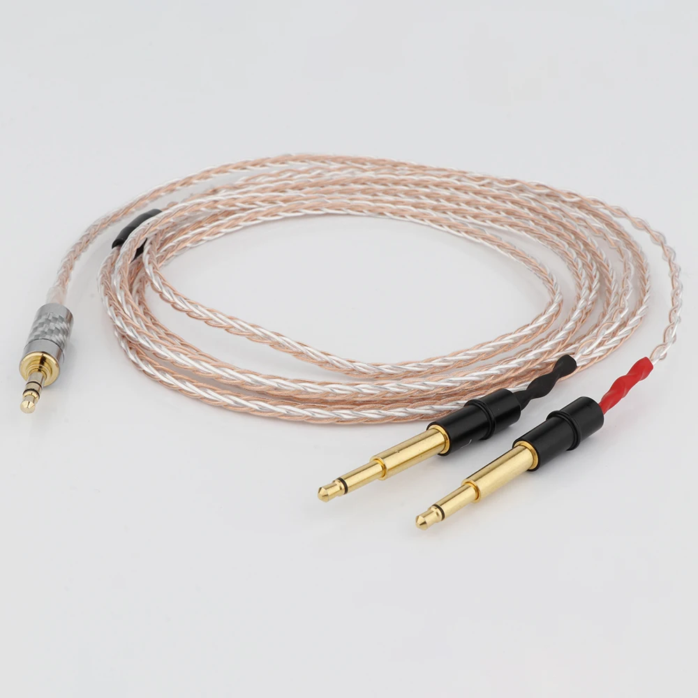 

Посеребренный смешанный кабель для наушников Preffair HiFi OCC для Meze 99 Classics NEO NOIR гарнитура наушники
