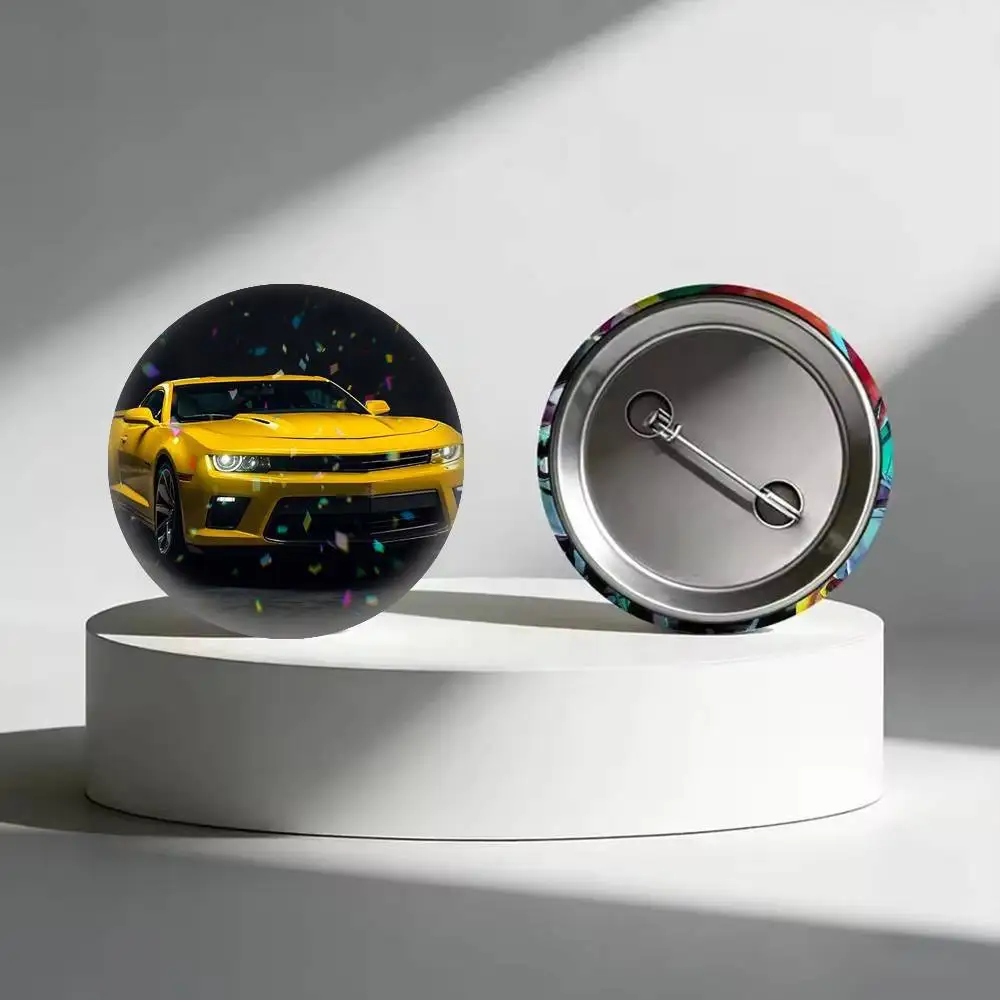 Фото Броши-значки Bumblebee Sports Car (25 мм, 32 мм, 44 мм, 58 мм, 75 мм) для аксессуаров и подарков №2